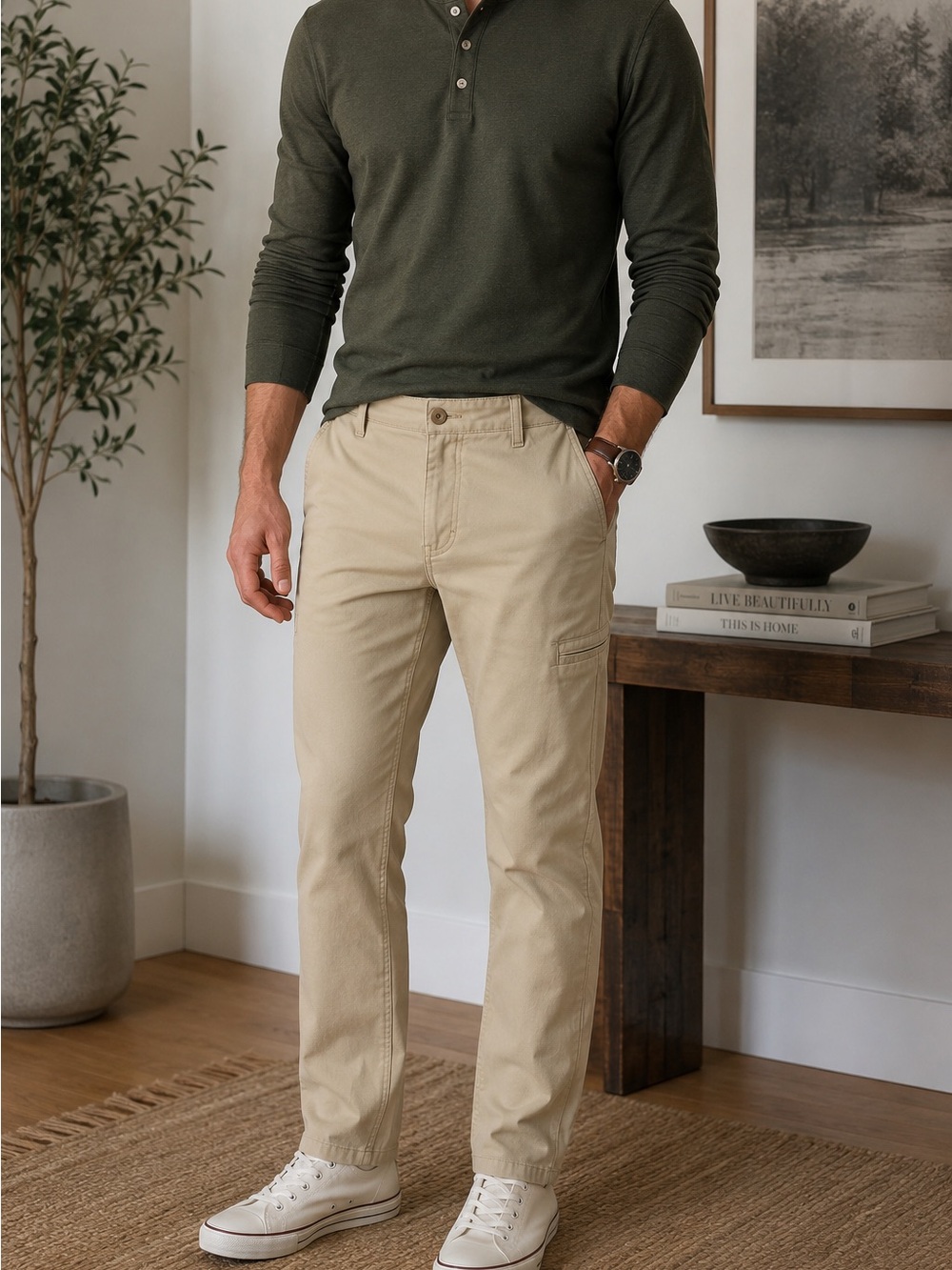 🤎 Roots Utility Chino Pants – Size 32